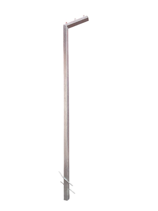 Poste cerco esquinero 75x75 mm en 2mm - Para cerco perimetral