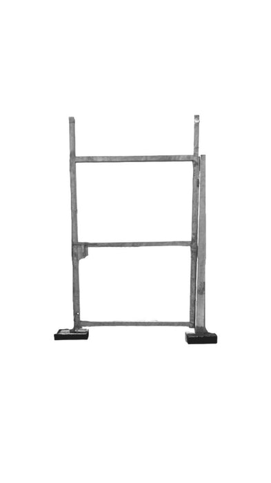 Kit portón de 60*60*2mm 1,5mtx2,5mt, 2 pilares 100x100, 2 bisagras regular - Para cerco perimetral